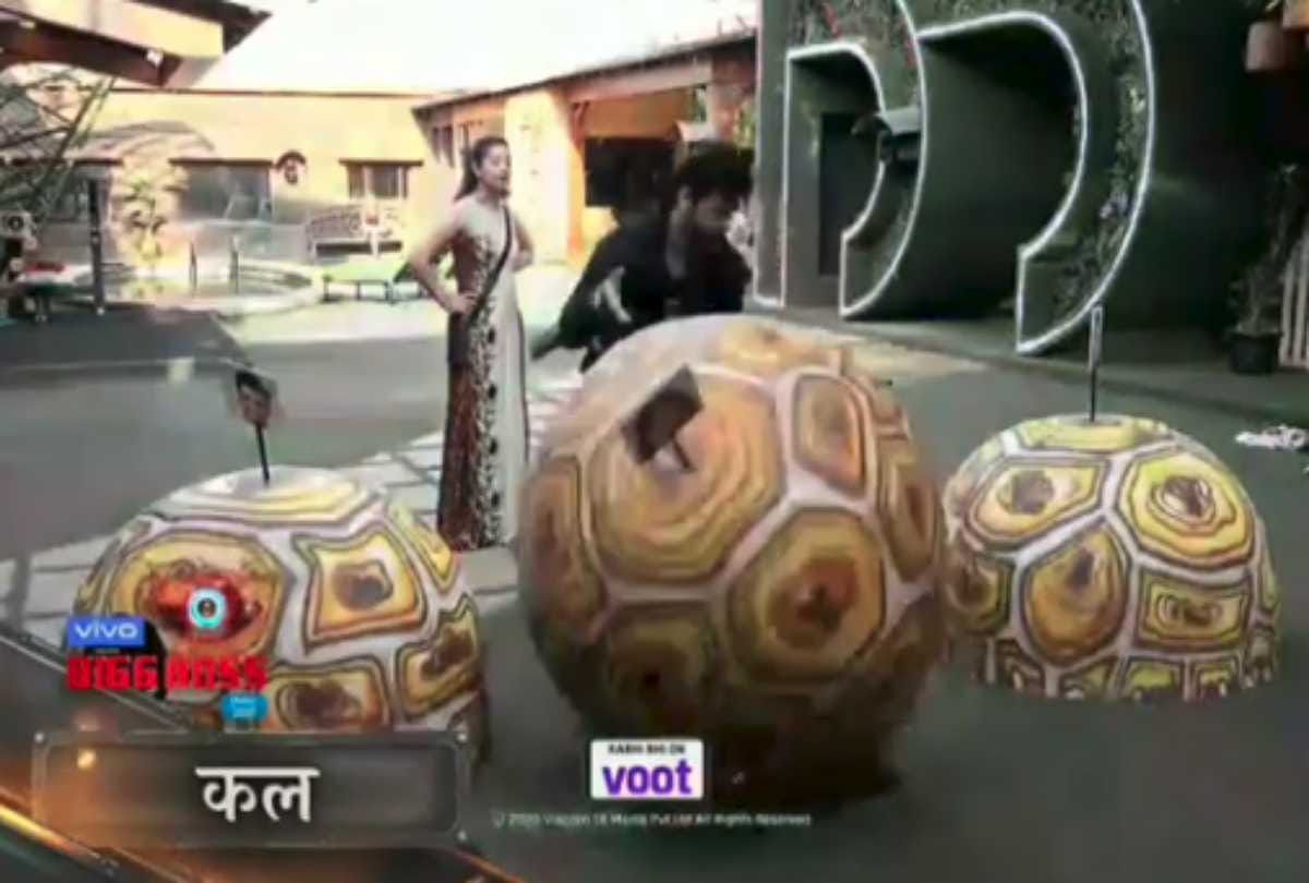 bigg boss 13 paras chhabra and mahira sharma out from imunity task video viral