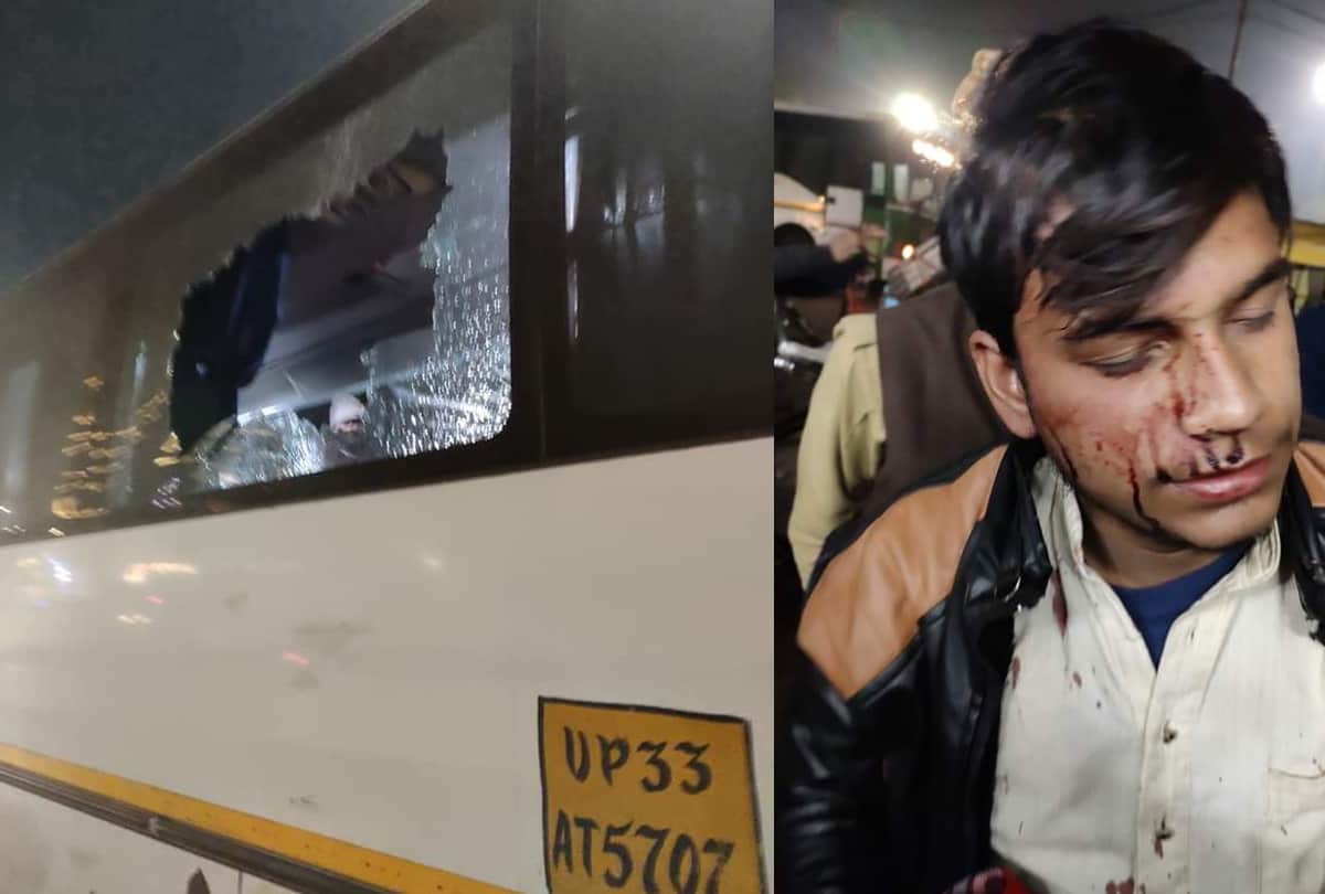 Driver saved many life in Gorakhpur after miscreants Stones pelted on roadways bus