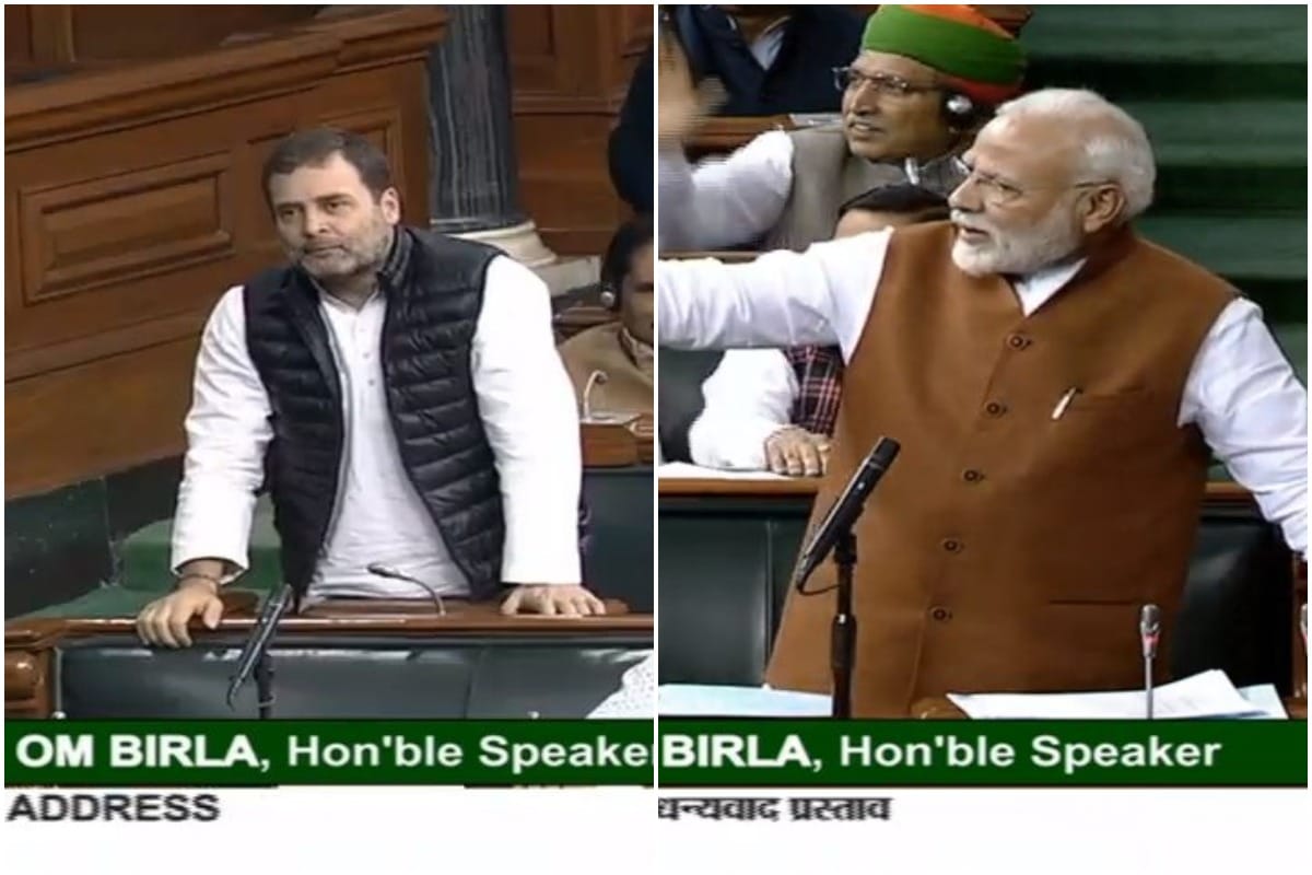 uproar in lok sabha over Rahul gandhi 'yuva dande marenge' statement on PM Modi