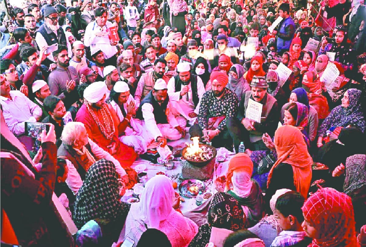 jashn-e-ekta program for brotherhood in Shaheen Bagh