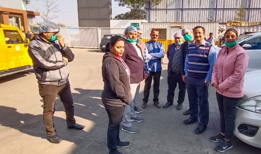 Hathras: Municipality team saw the waste processing plant of Indore