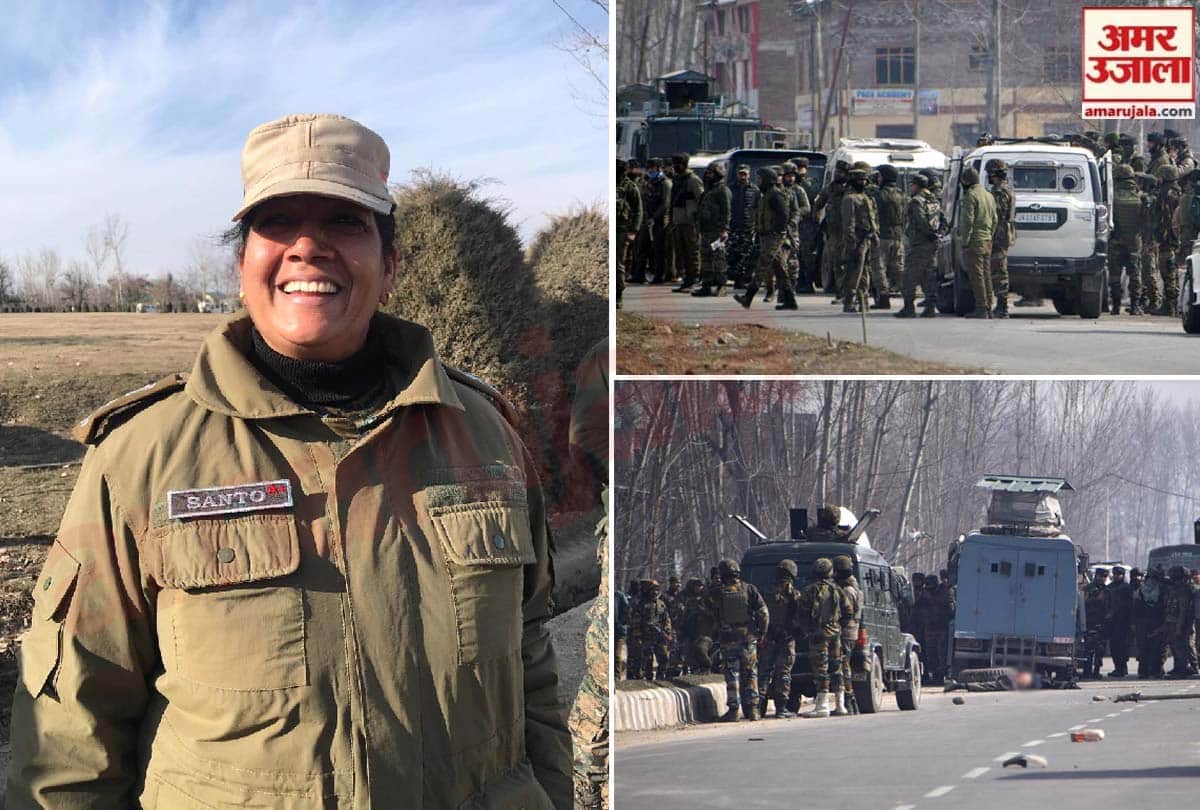 Santo Devi of CRPF caught terrorist in lawaypora encounter srinagar jammu kashmir