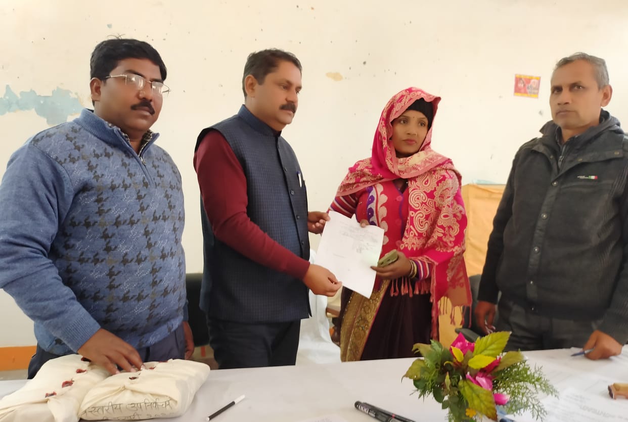 Chitra Devi became pradhan by winning by three votes