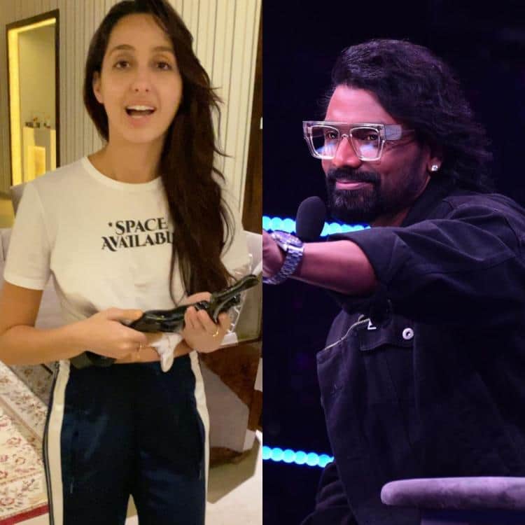 Nora Fatehi is snatching an award from Remo D’Souza viral video on Instagram