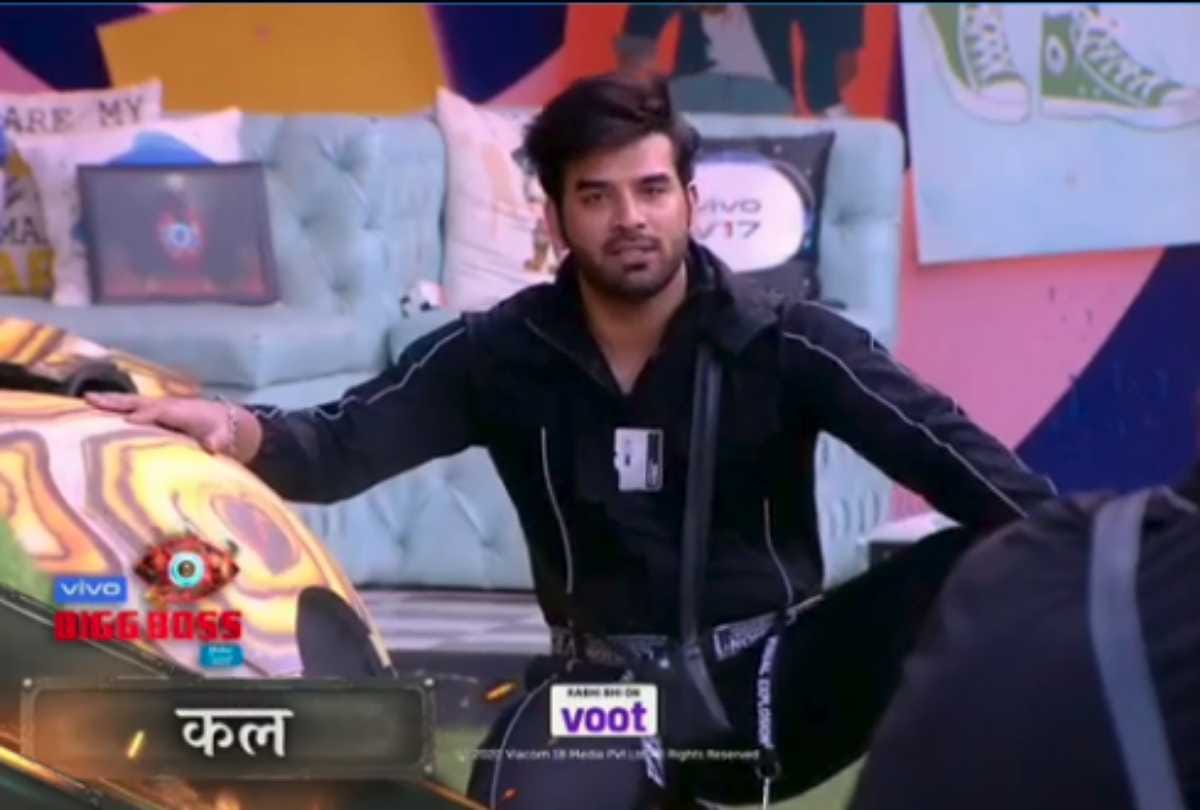 bigg boss 13 paras chhabra and mahira sharma out from imunity task video viral