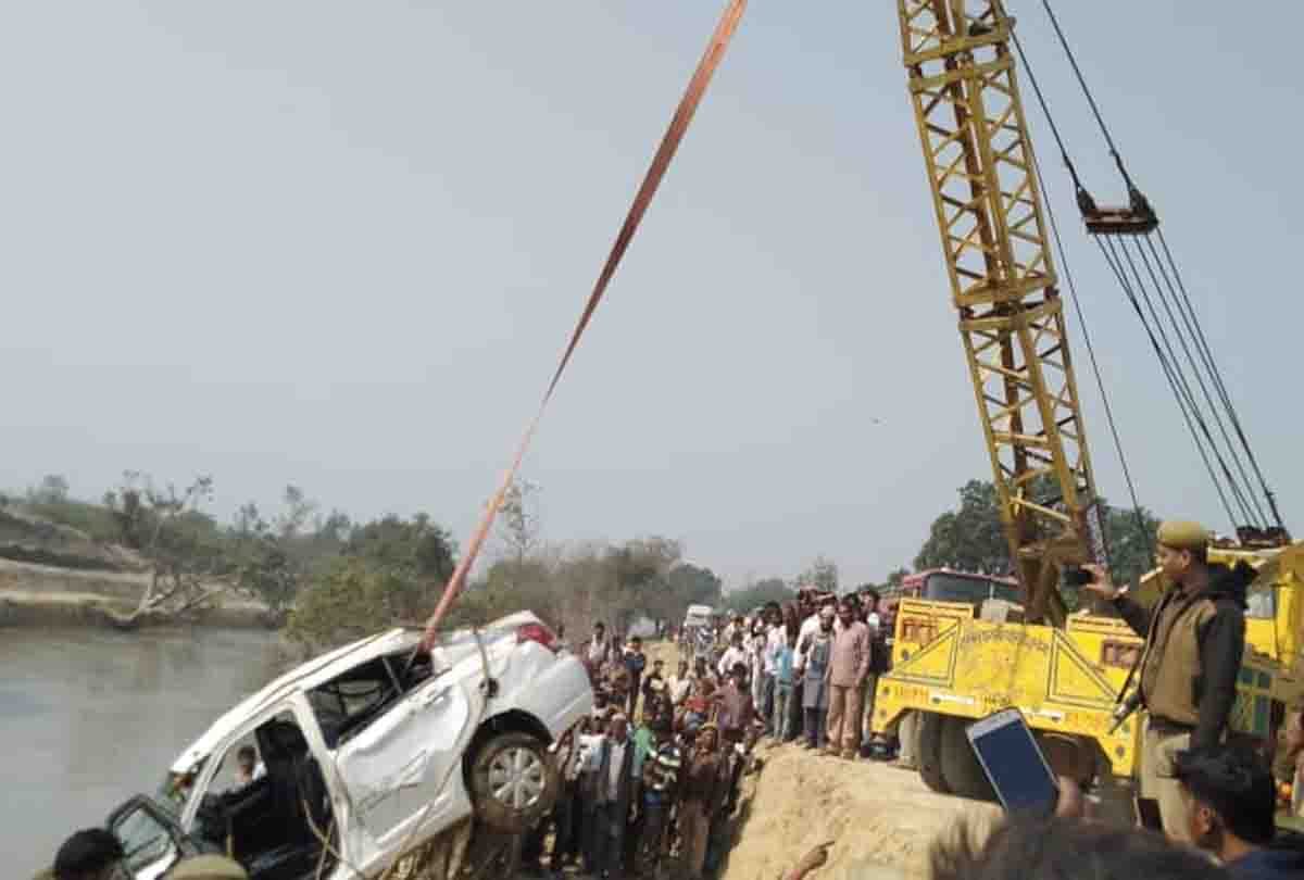 kannauj accident: Five people died in car accident