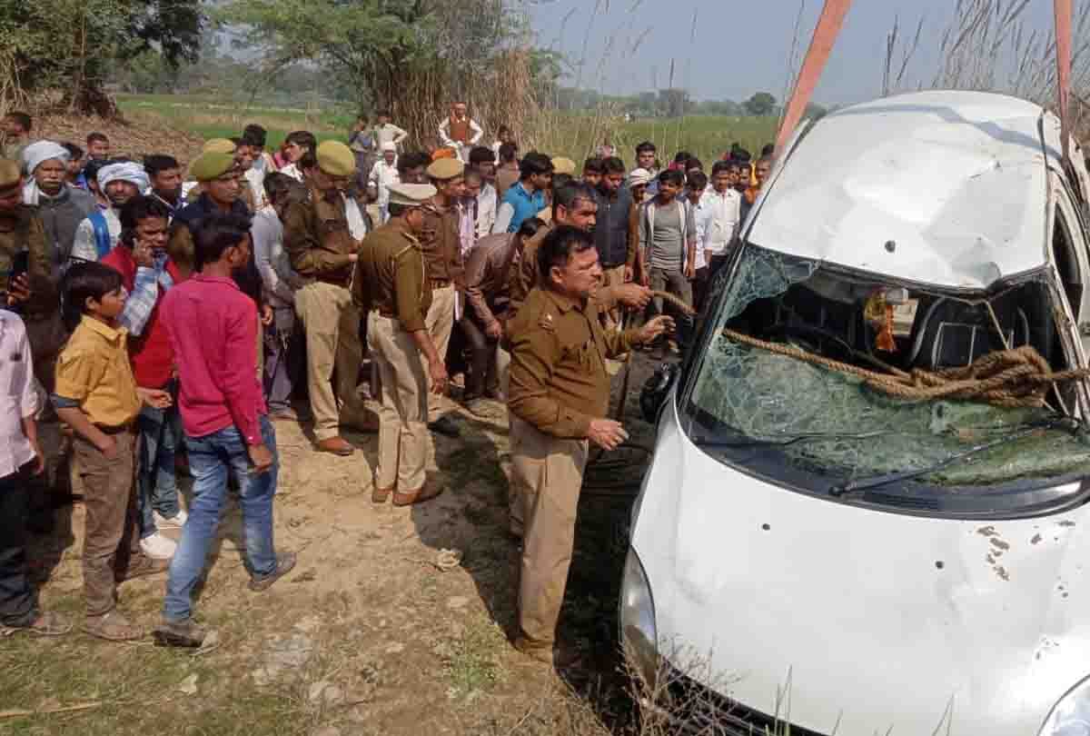 kannauj accident: Five people died in car accident