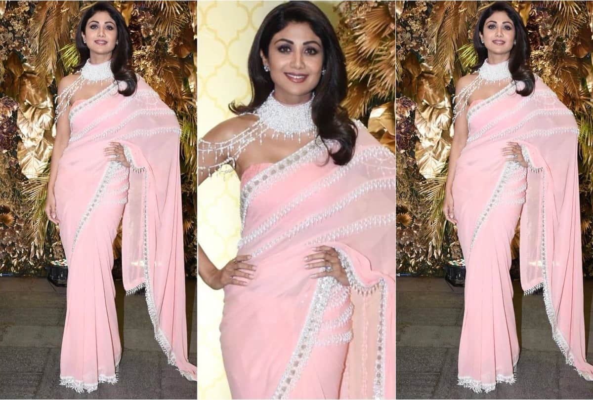 shilpa shetty inspired saree draping style perfect for party look