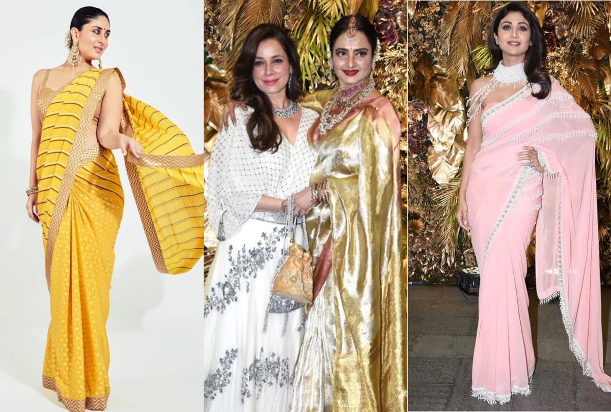 armaan jain wedding party best saree look