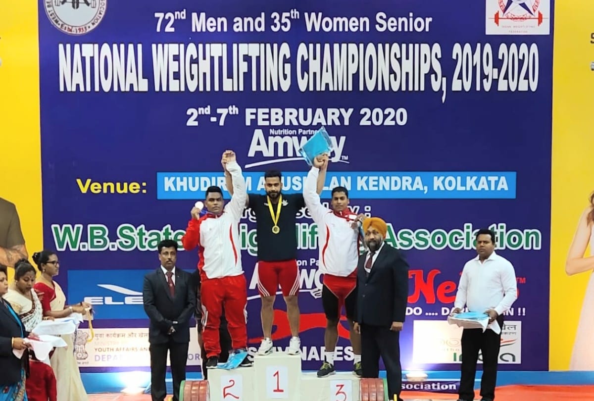 Vikas Thakur of Himachal National Champion for the seventh consecutive time