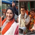 Sunny Deol,  Sapna Choudhary and Ravi Kishan