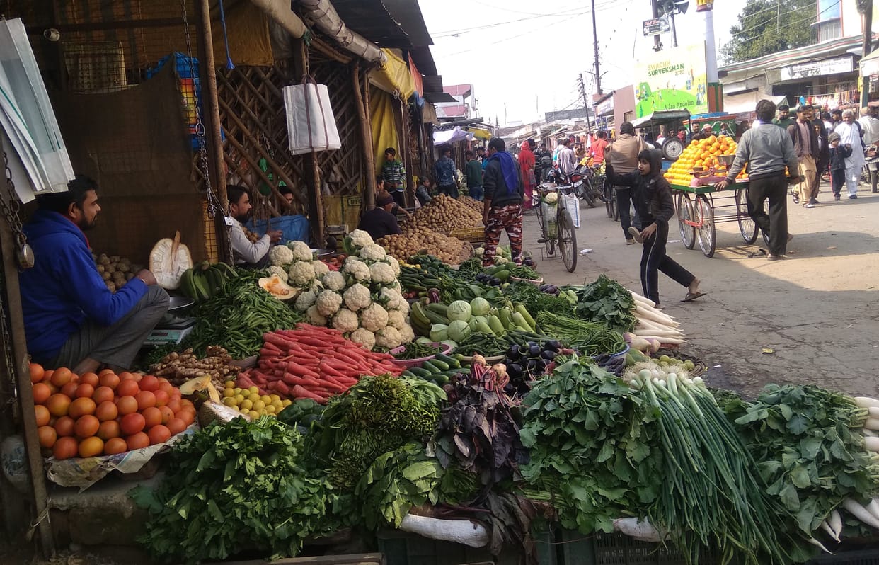 encrochment in sarda town road, peoples worry