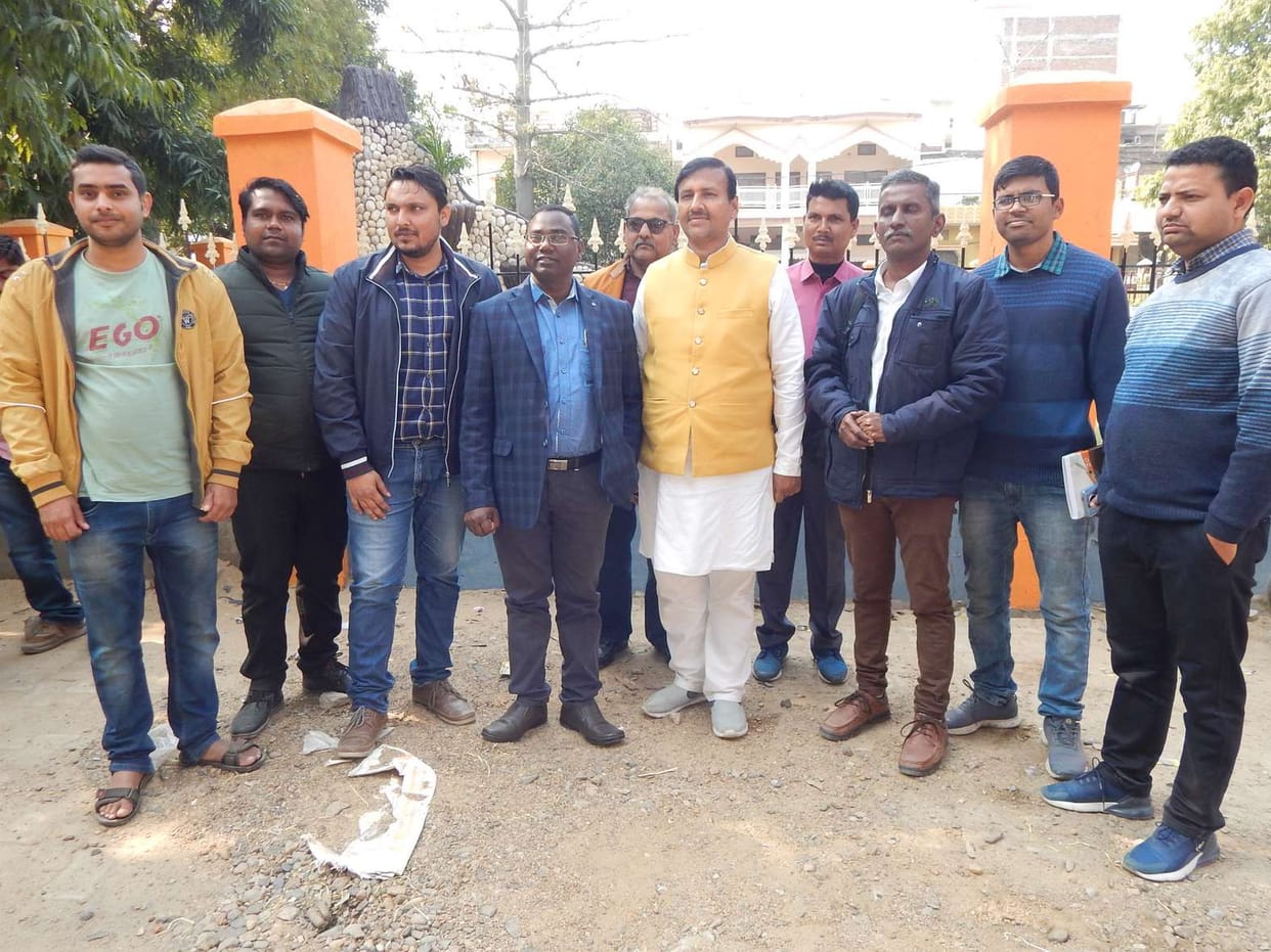 SRC team inspects housing development colony