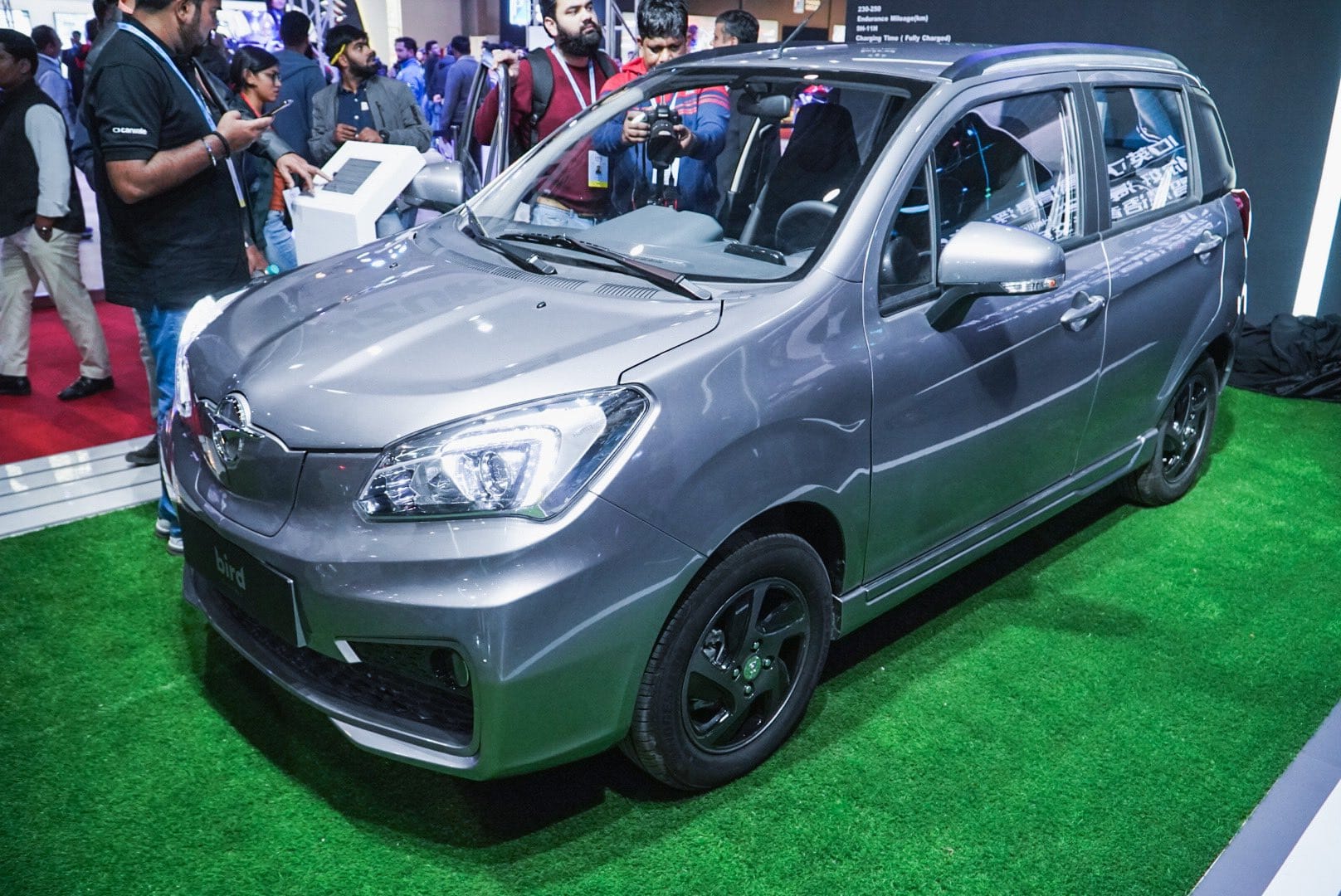 Auto Expo 2020 Delhi India: Haima Bird Electric launch low cost Haima EV1 electric hatchback