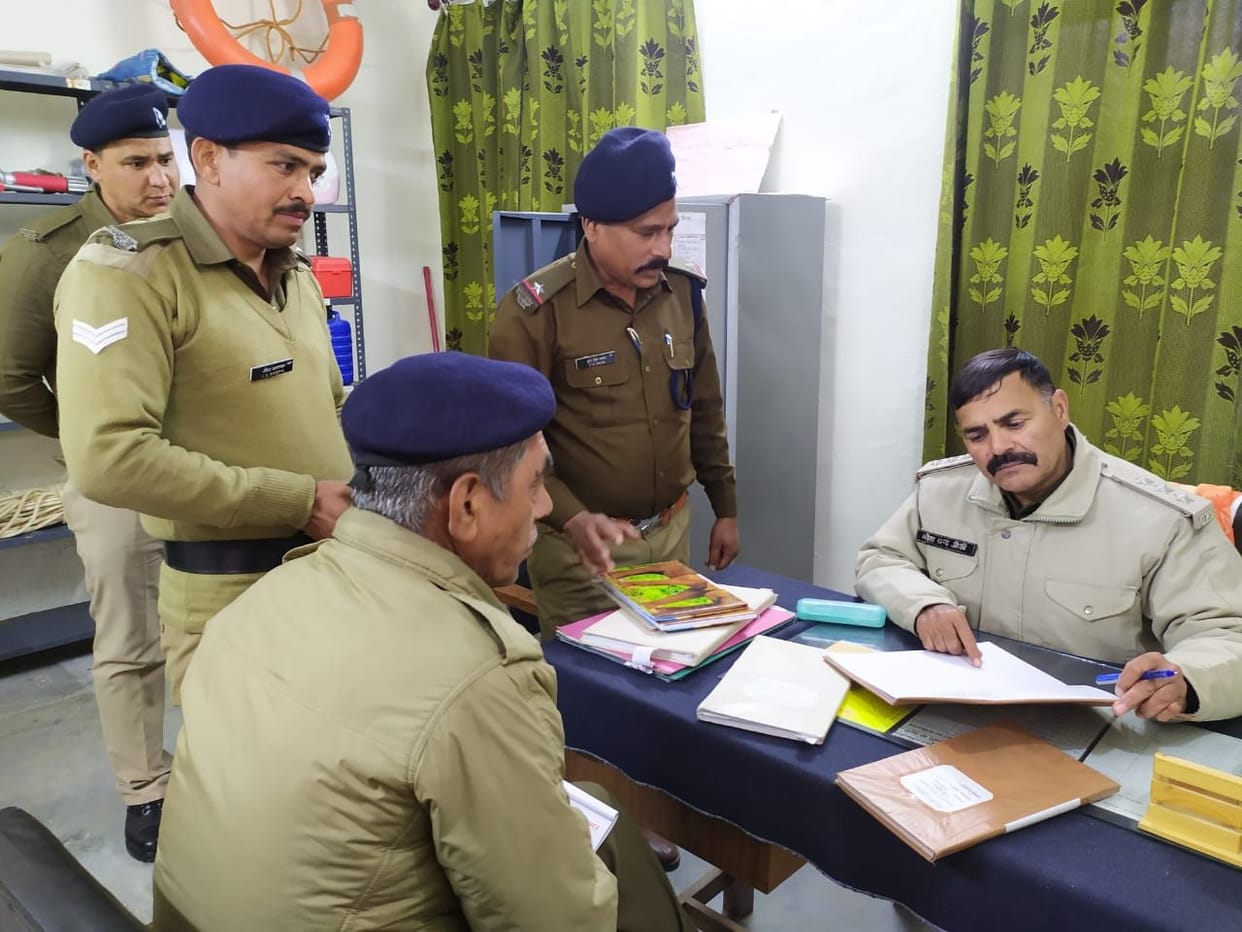 CO inspected police station Baijnath and fire station Garuda