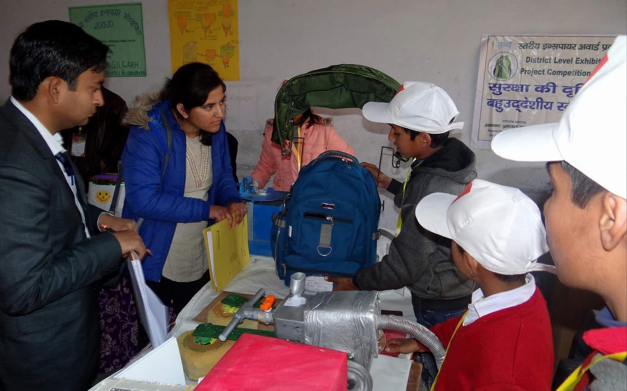 Child scientists showed talnt through model