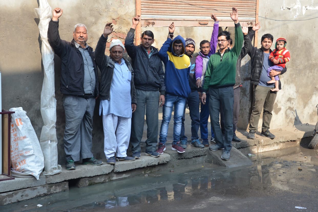 water overflow, road, protest