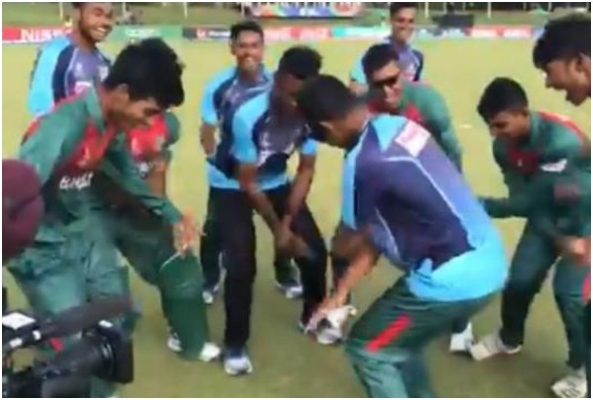 Under 19 World Cup Bangladeshi Cricketers Dance Viral On Social Media After Semifinal Win