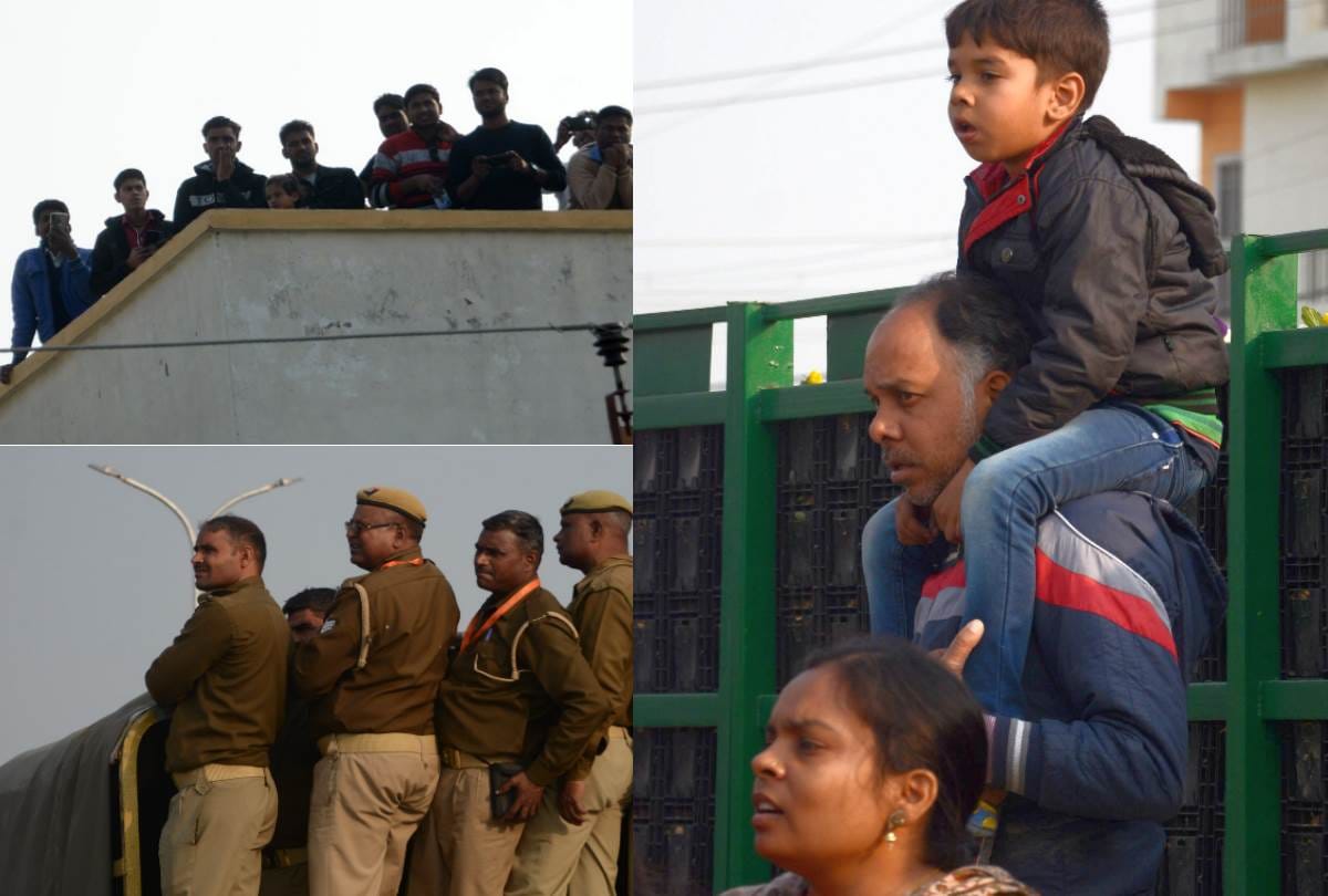 people watch thrilling action of indian armies in defence expo