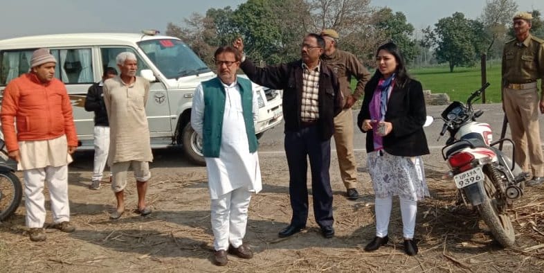 Inspection of land of PAC camp and firing range