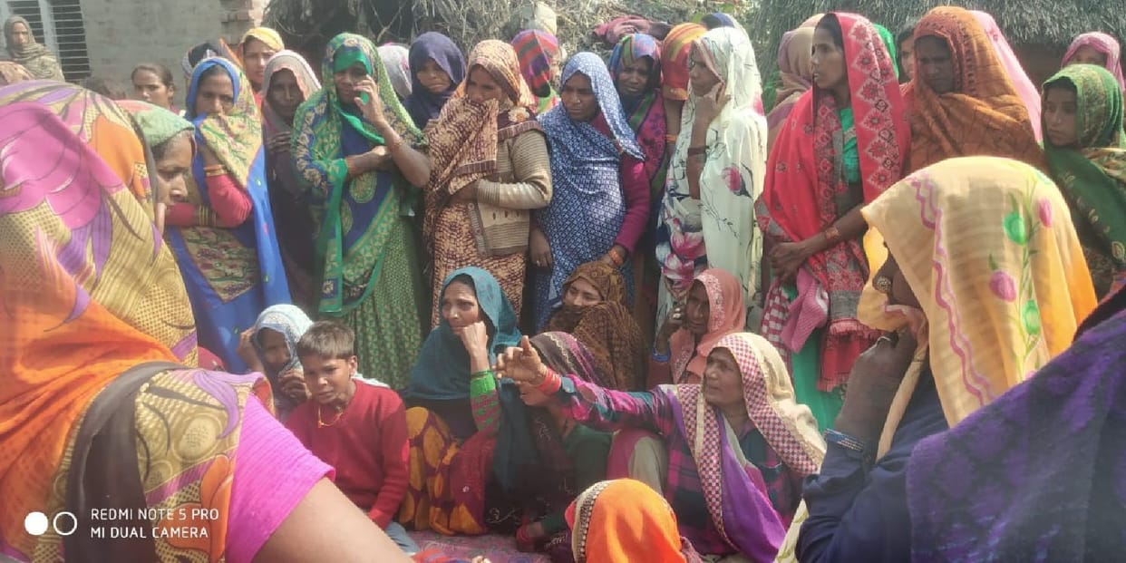Death of a woman suffering from measles