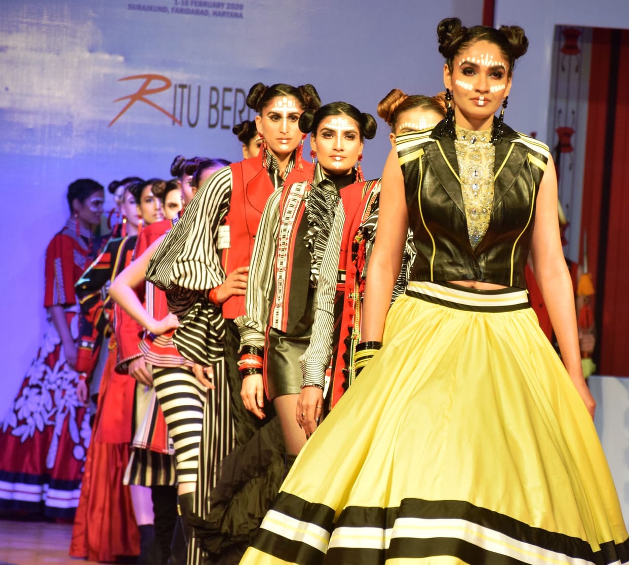 models on surajkund ramp in the Naga Narrative