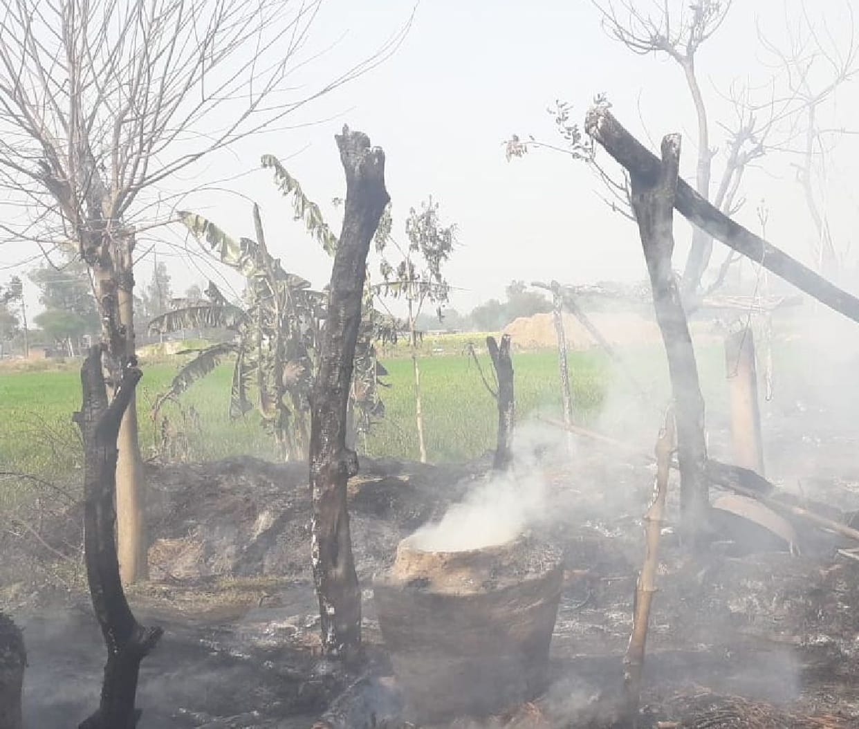 Nine houses destroyed by fire