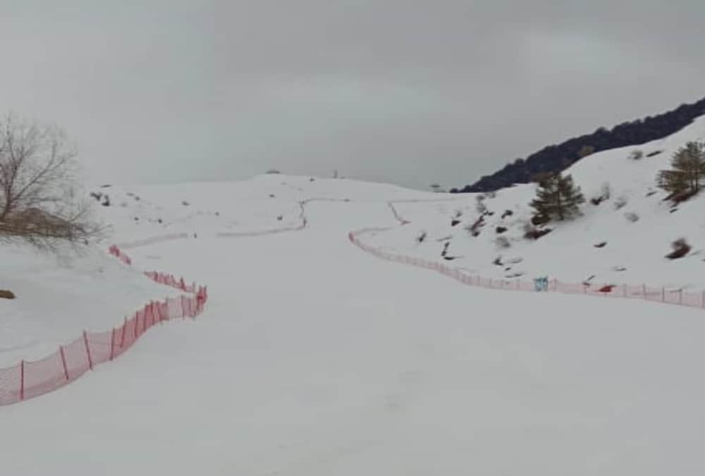 Snow covered Auli beautiful visuals before national skiing championships 2020