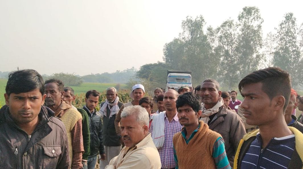 villagers took jcb and dummper in  custody