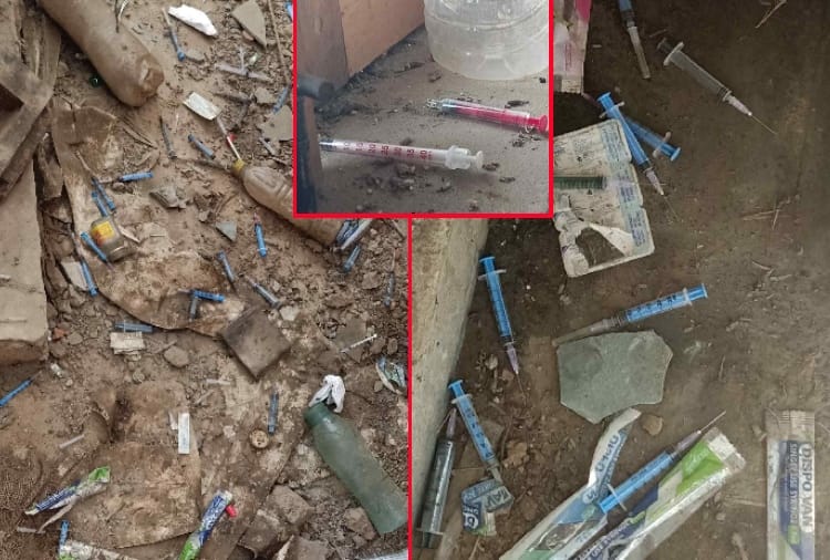 Syringe and Banned drugs found on stadium track in Rohtak