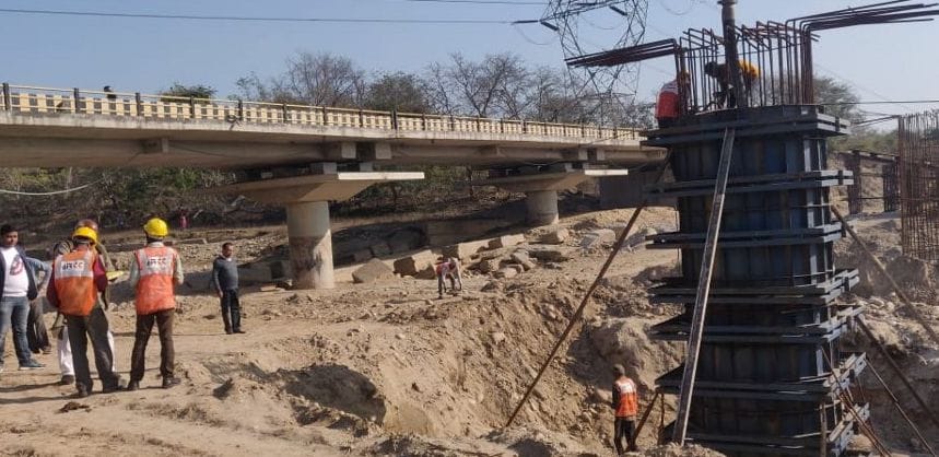 Fourlane construction started