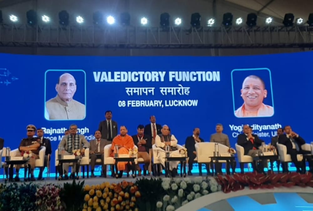 Defence Expo closing ceremony in Lucknow.