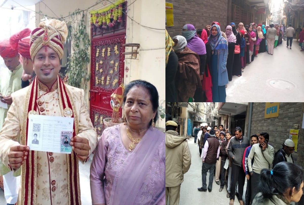 Delhi Election 2020 as polling day arrive country hopes with delhi voters see photos