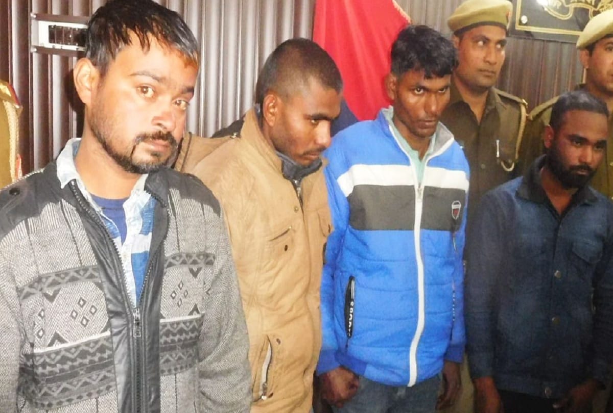 Gang members arrested making fake notes of 50-50 rupees from scanner in pilibhit