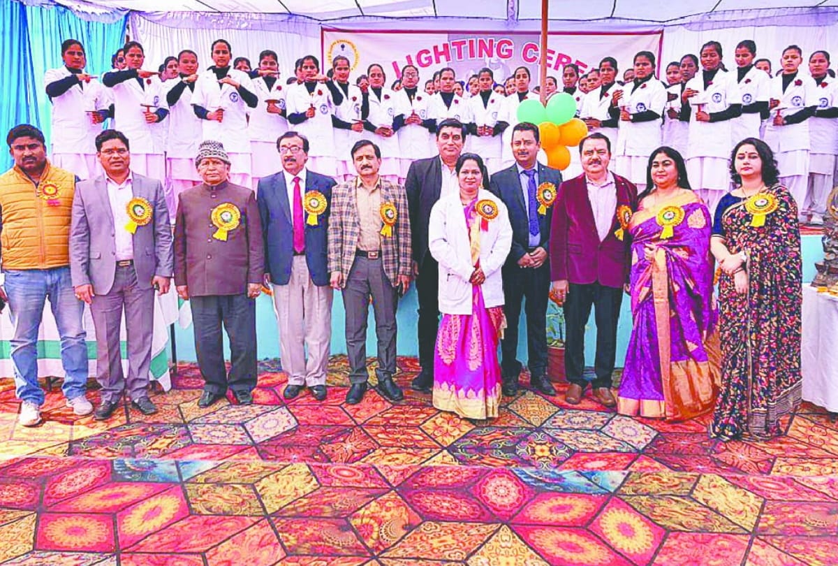 CMSN Nursing and Paramedical College celebrated lamp lightning ceremonies