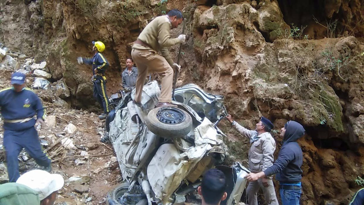 Two dead including SSB jawan in car accident
