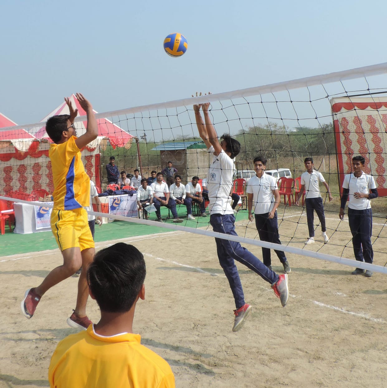 St. Xavier's winner in volleyball, Asha Public School runner-up