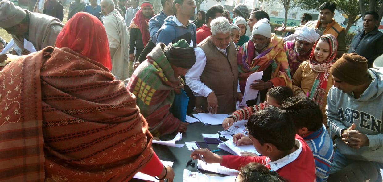 In camp two doctors chekup 722 candidat's age in seven hours