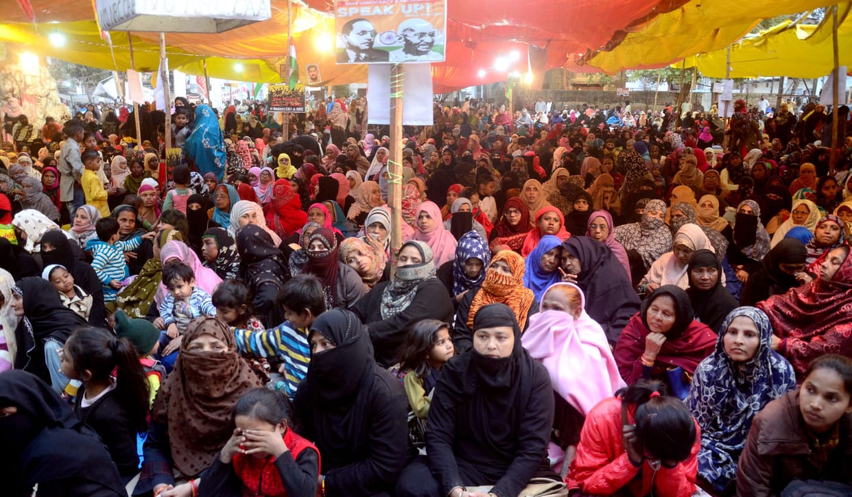 Opposition to CAA: People gathered after prayers