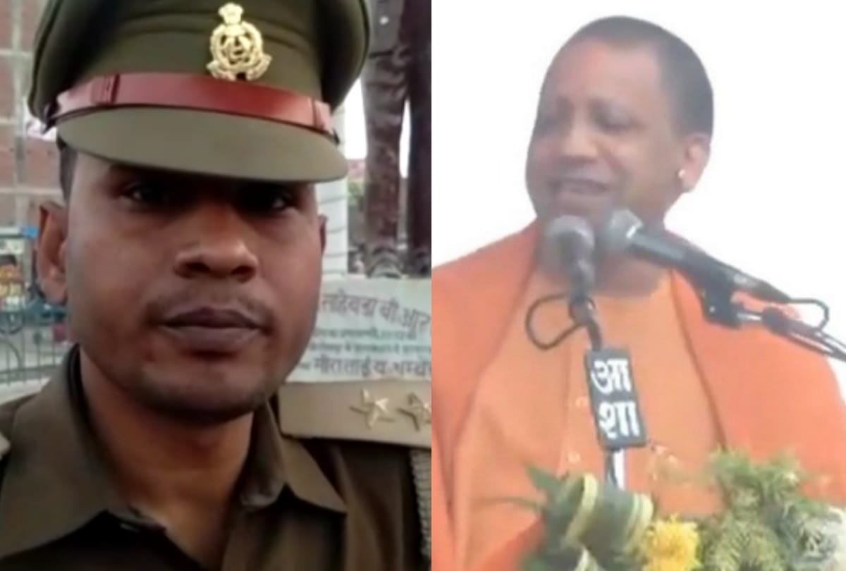 Police man want Justice by CM Yogi for save land from land mafia