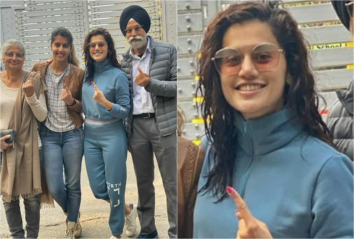 Delhi Assembly Election 2020 taapsee pannu swara bhaskar and many star cast vote
