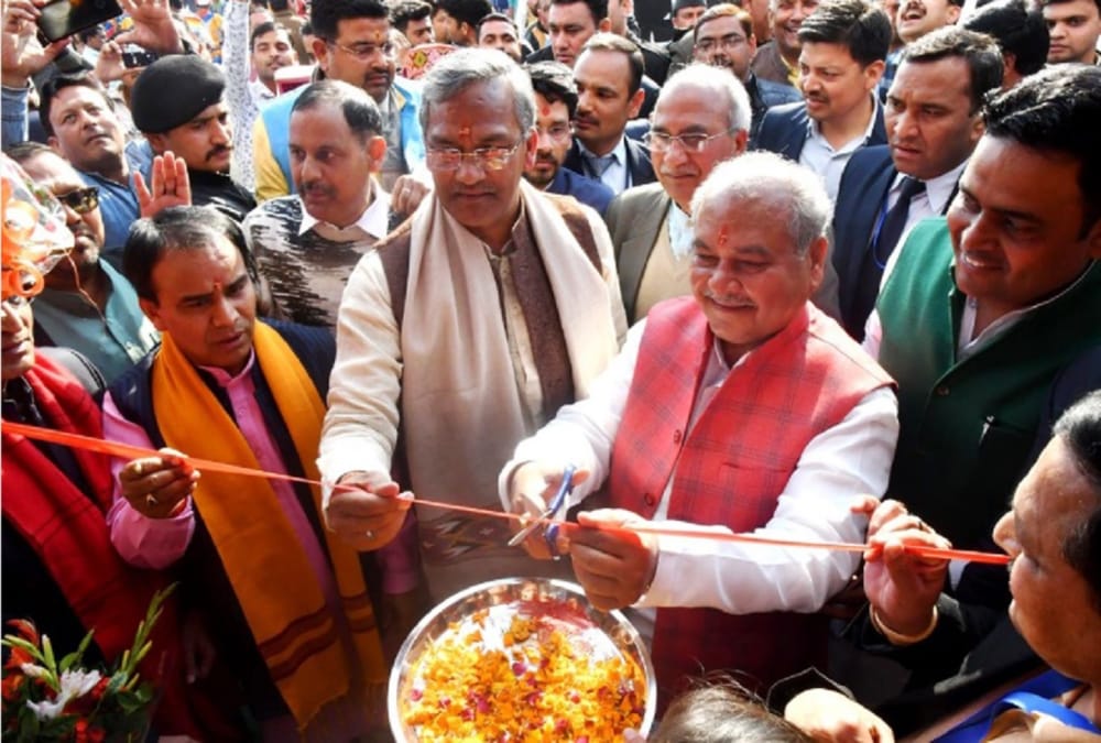 Union Minister Narendra singh tomar inaugurate common waste plastic recycling plant in haridwar