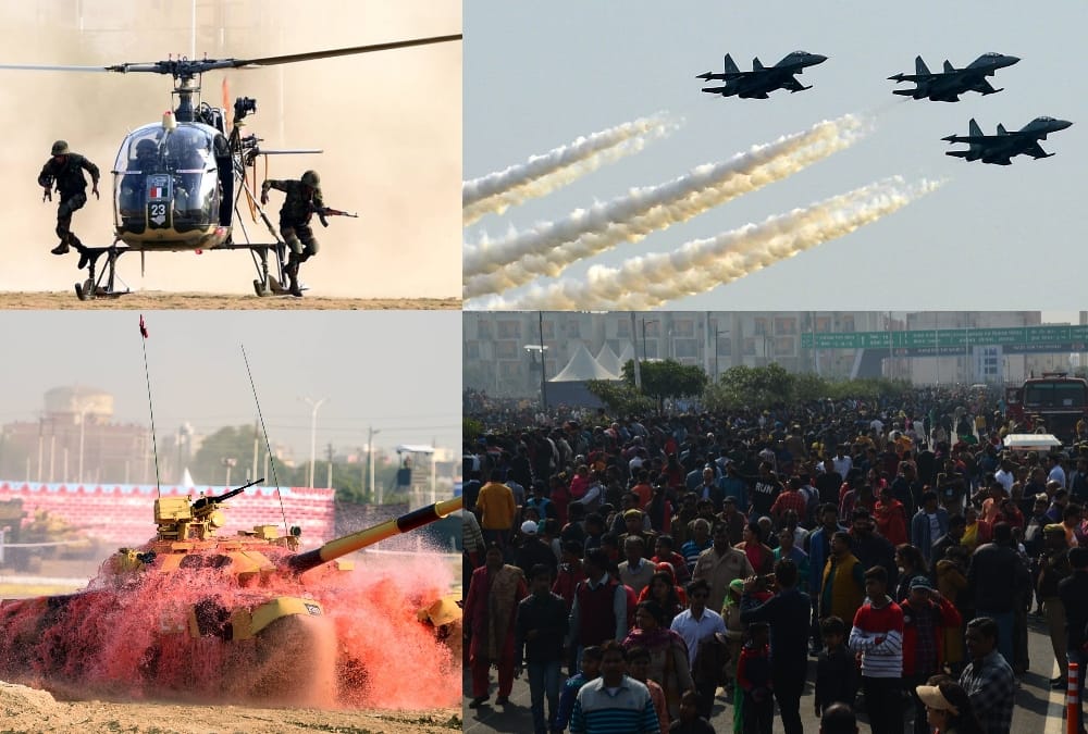 Last day of defence Expo of Lucknow.