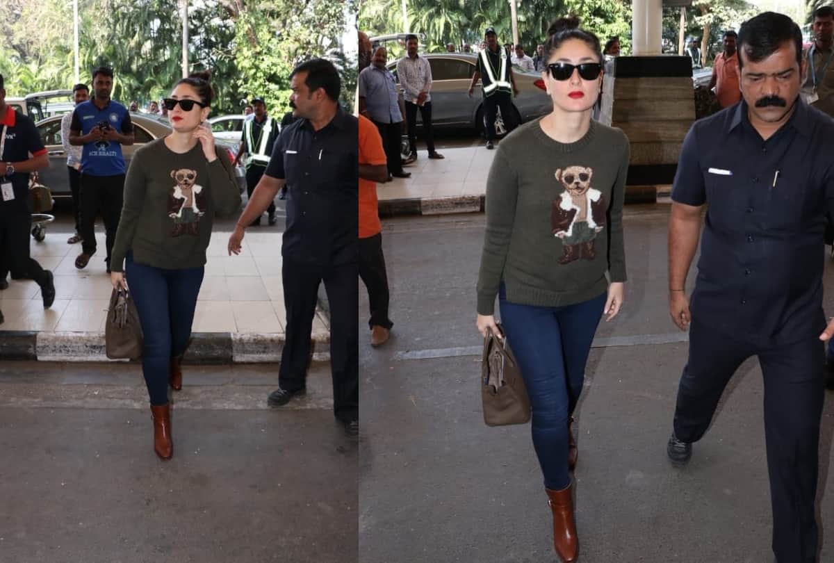Kartik Aaryan and Kareena Kapoor are seen wearing the same sweater after the catwalk on the ramp
