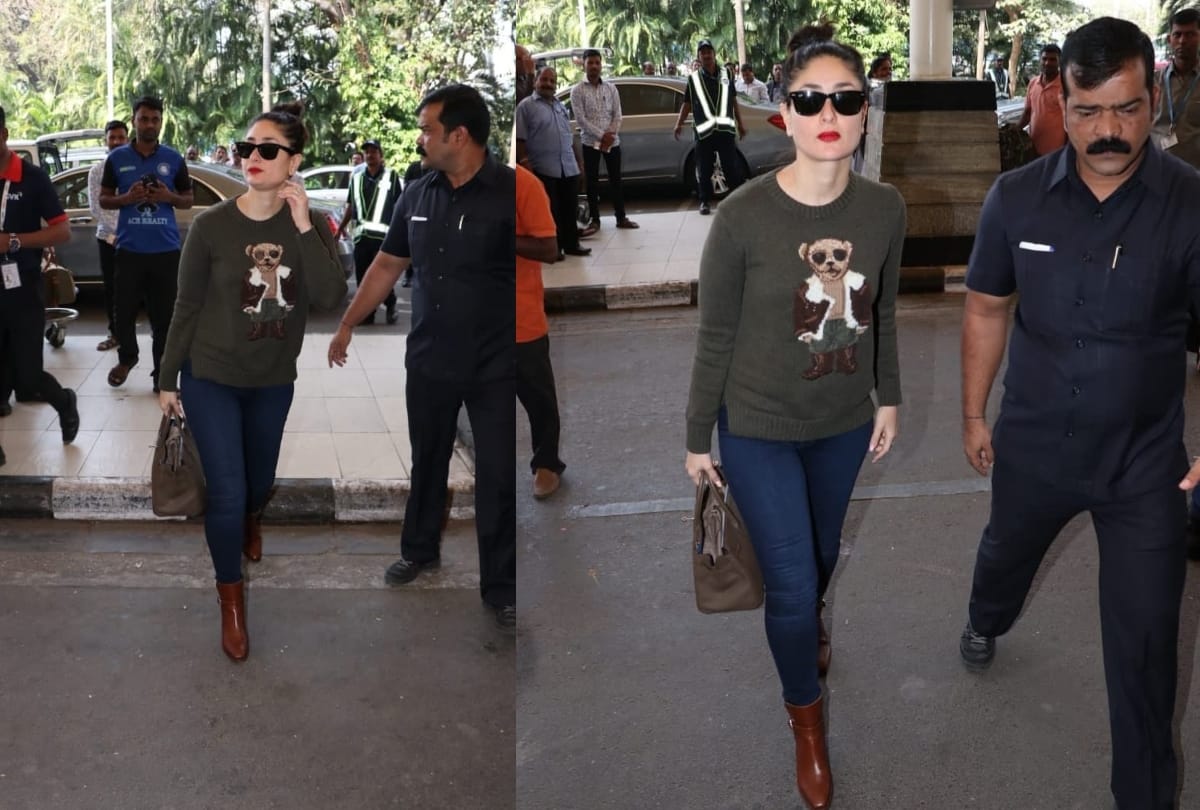 Kartik Aaryan and Kareena Kapoor are seen wearing the same sweater after the catwalk on the ramp