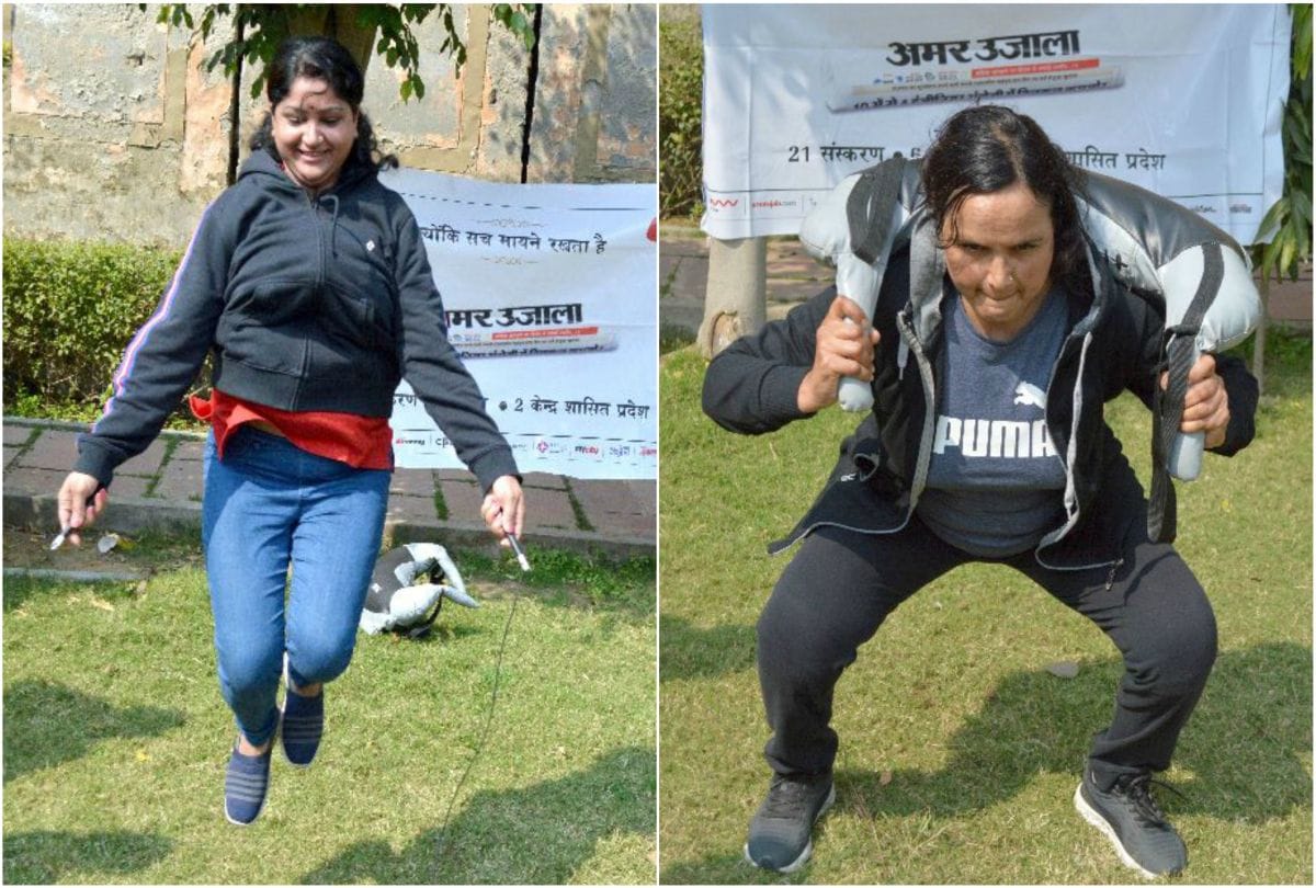 amar ujala hela fitness camp in agra