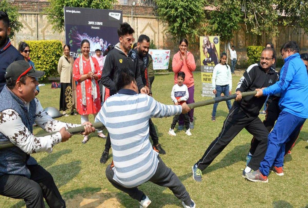 amar ujala hela fitness camp in agra