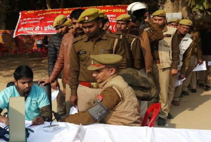 Health Camp organized in Police Line Agra