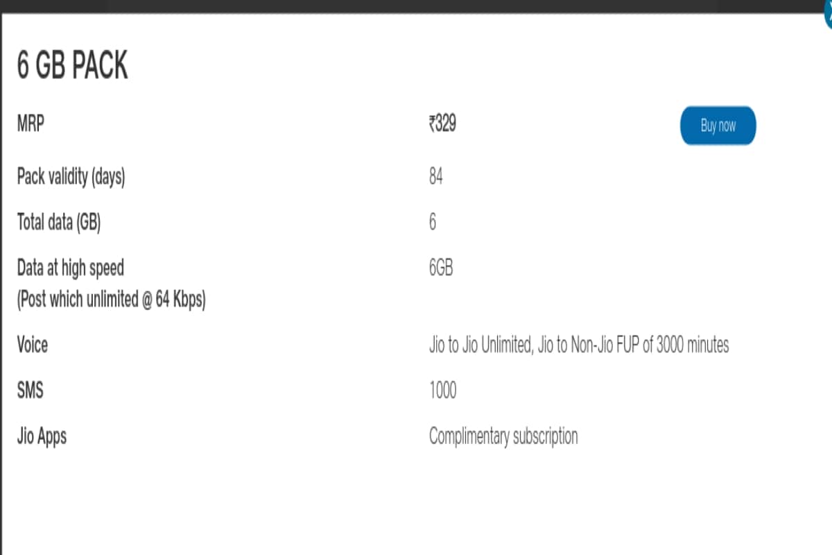 jio cheap plans offers 2 gb data and calling benefits know full list in hindi