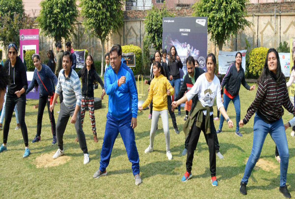amar ujala hela fitness camp in agra
